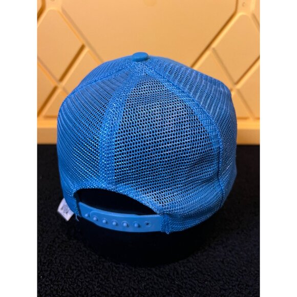 Vintage Ferrum College Tropical Marine Ecology Blue Trucker Hat M3 - Picture 2 of 4